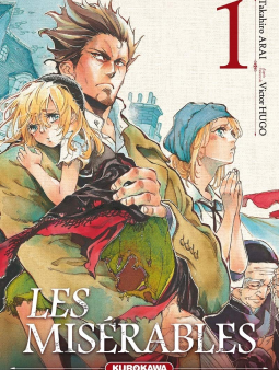 The cover of the first volume of Les Misérables the manga